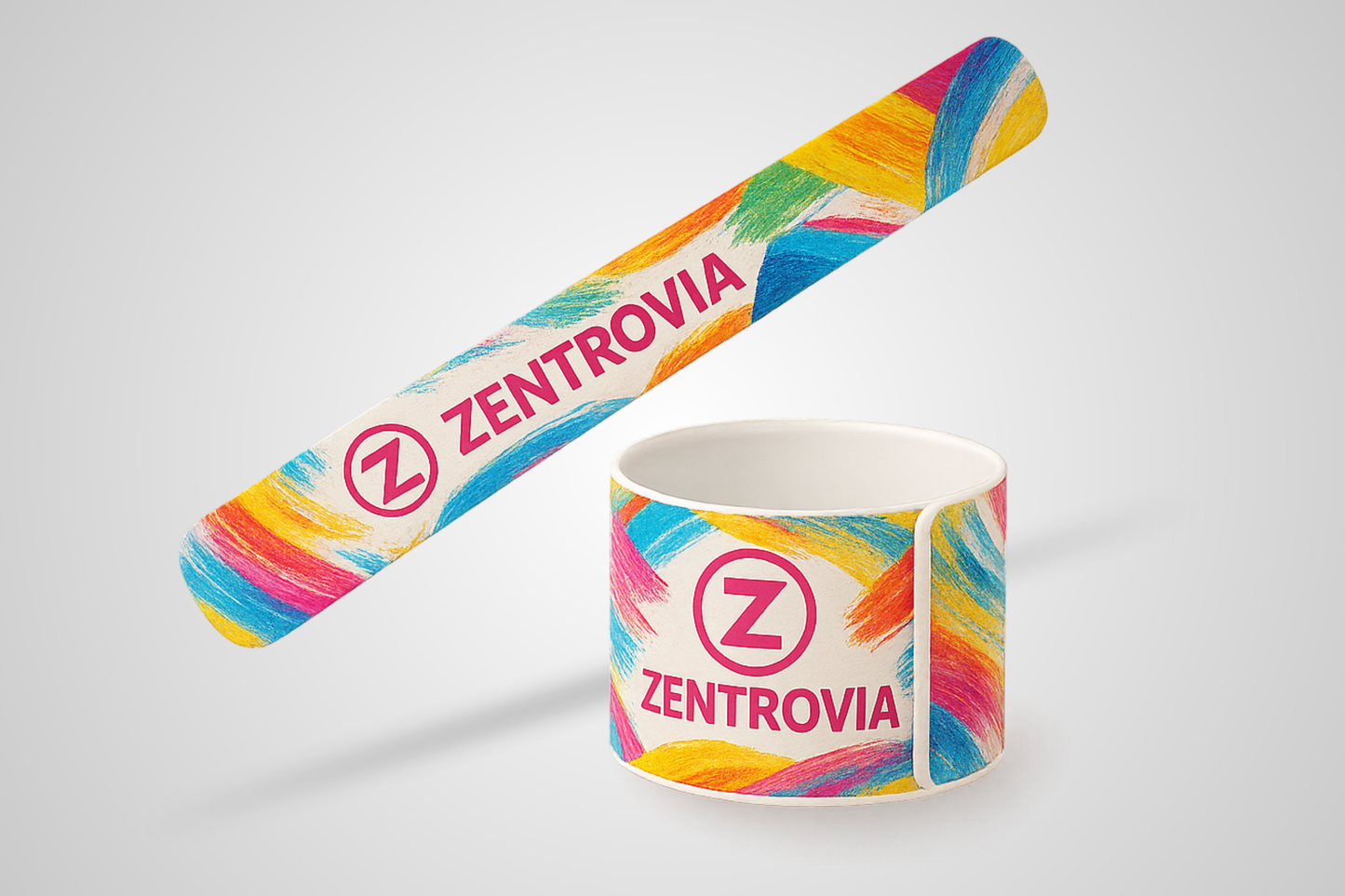 Colour-Printed Slap Bracelets