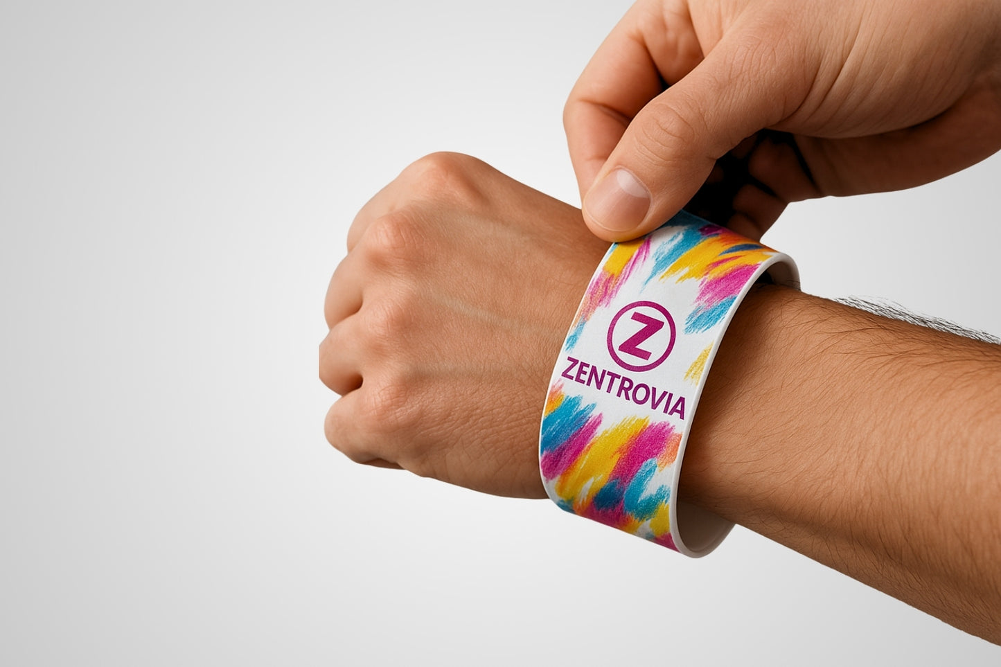 Colour-Printed Slap Bracelets