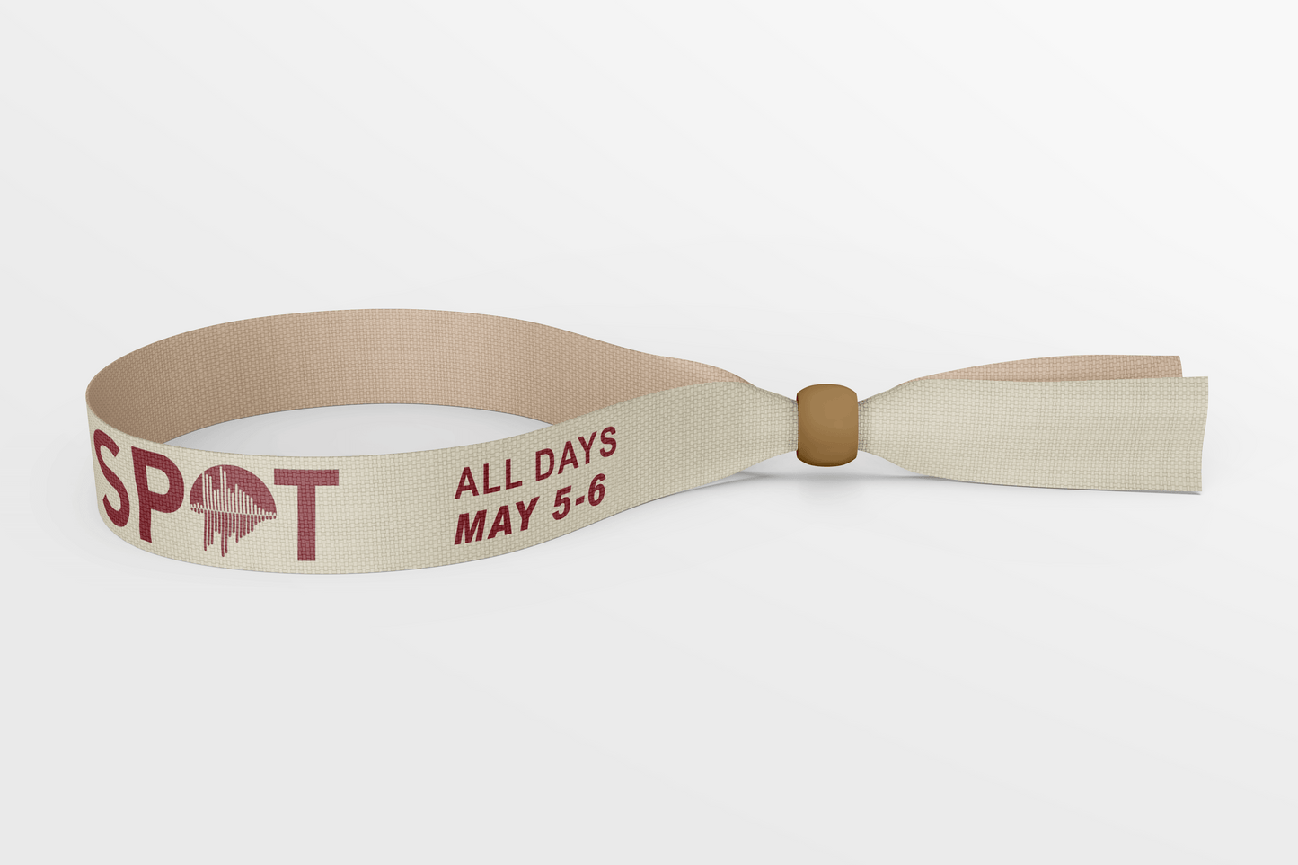 EKO bambusové náramky s jednofarebnou potlačou, látkové náramky JM Band®