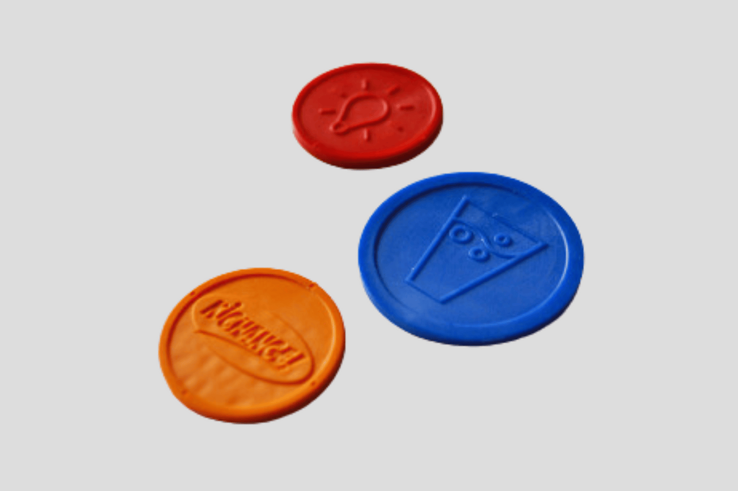 Žetóny z recyklovaného materiálu s logom JM Band®