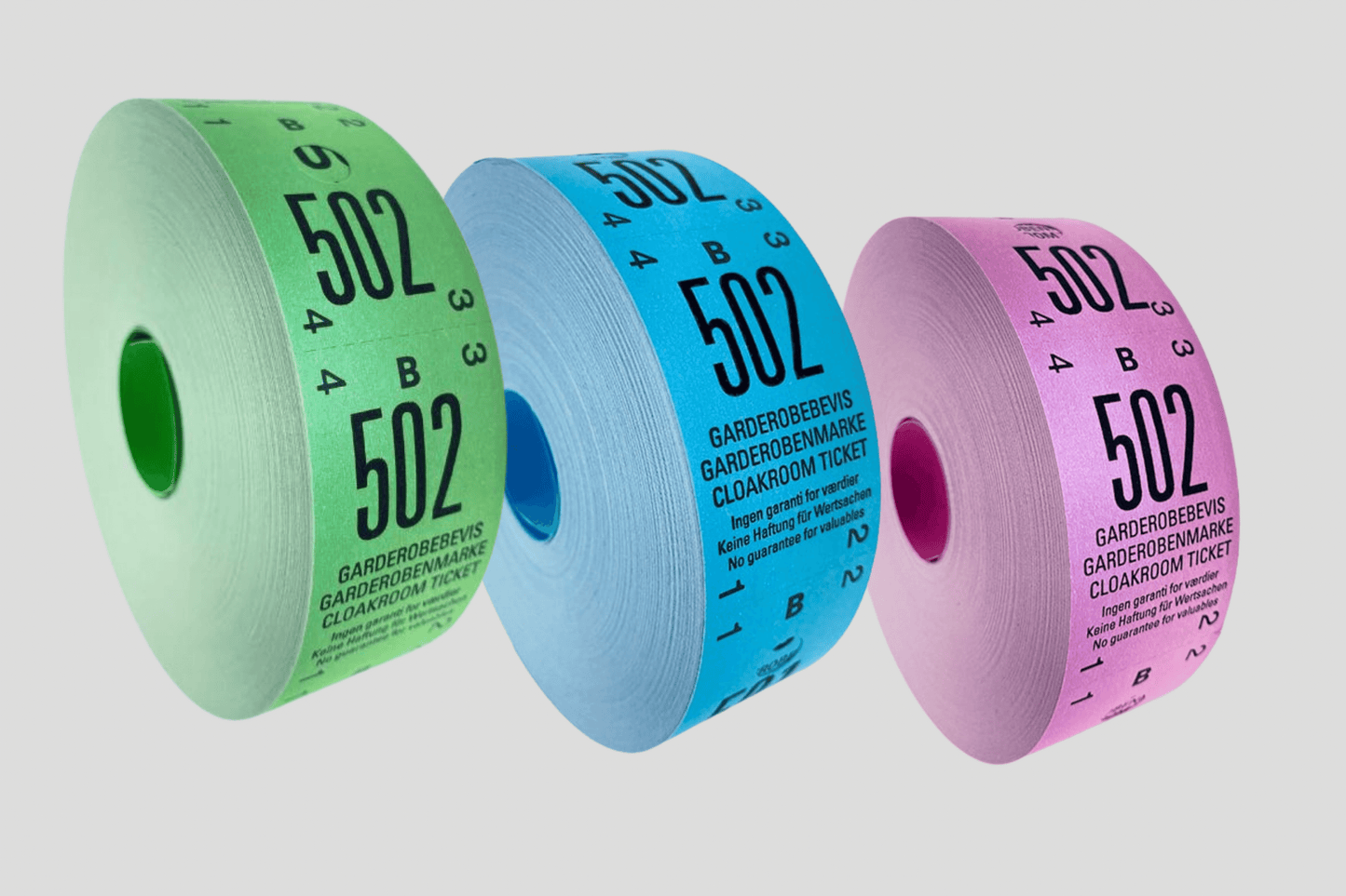 Dvojdielne termálne vstupenky do šatne v rolke JM Band®