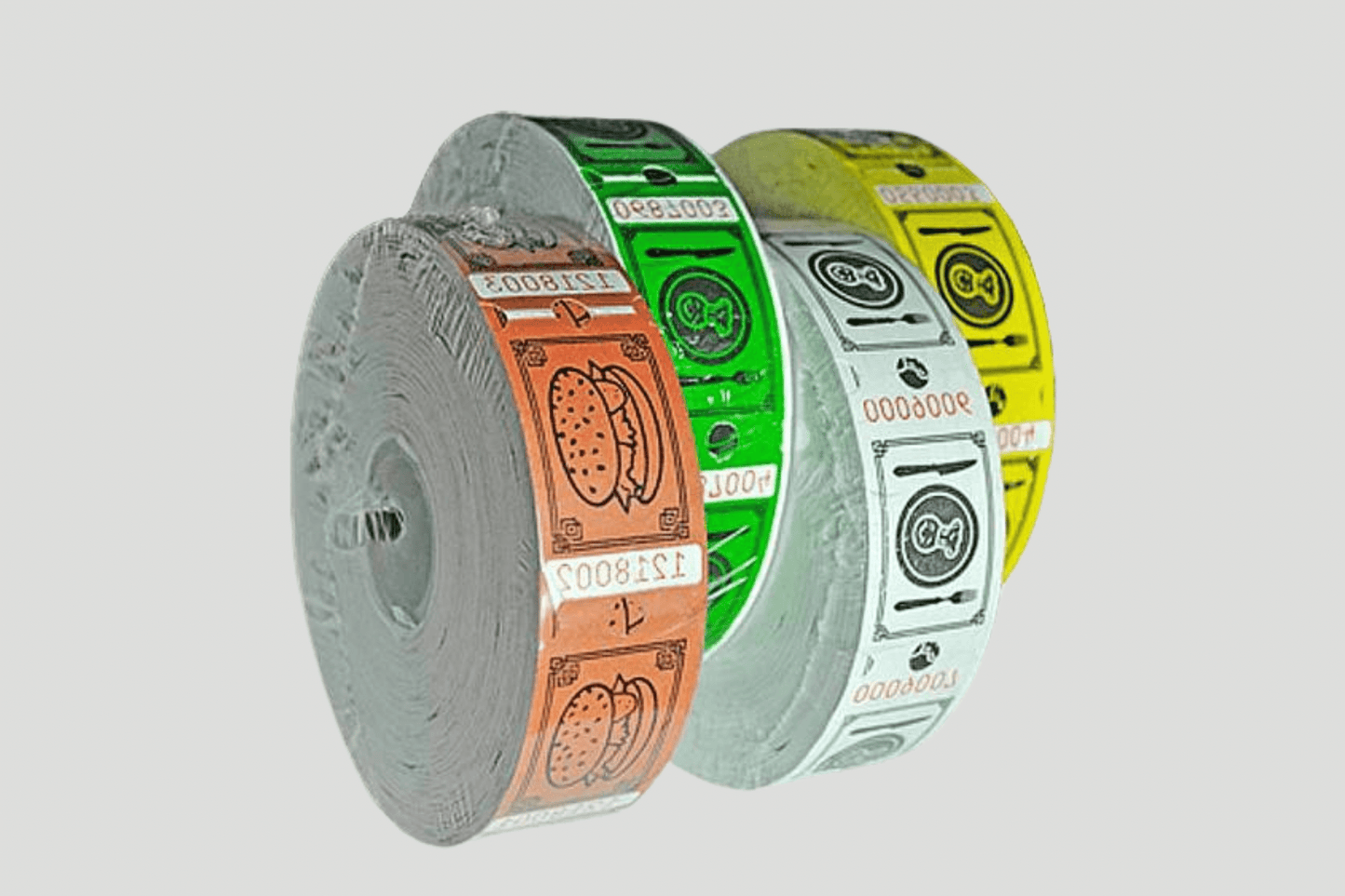 Food Tickets Roll 1000 X 1 Tickets JM Band EU