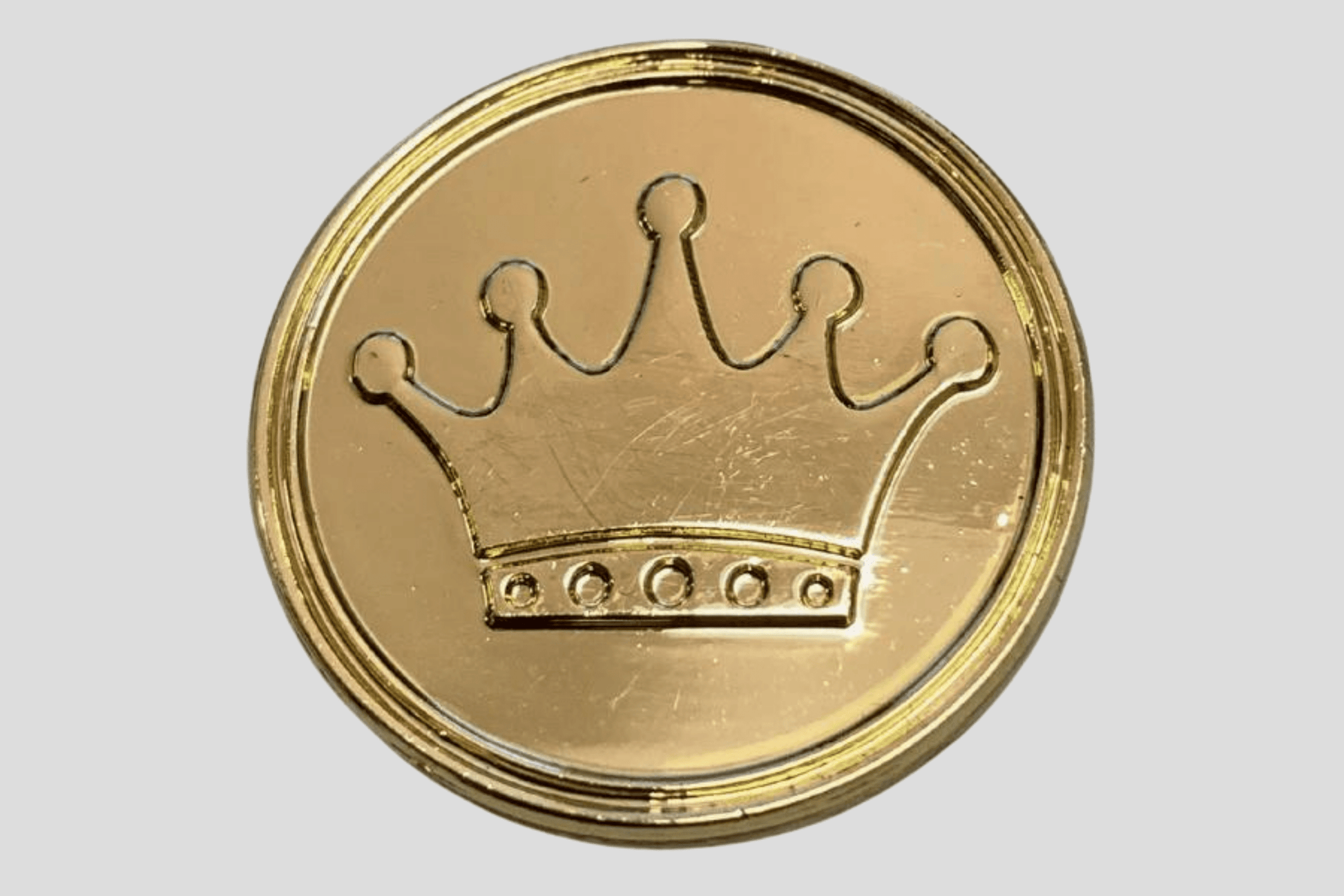 Embossed Metal Tokens in Stock Tokens JM Band® 1 20.5 mm