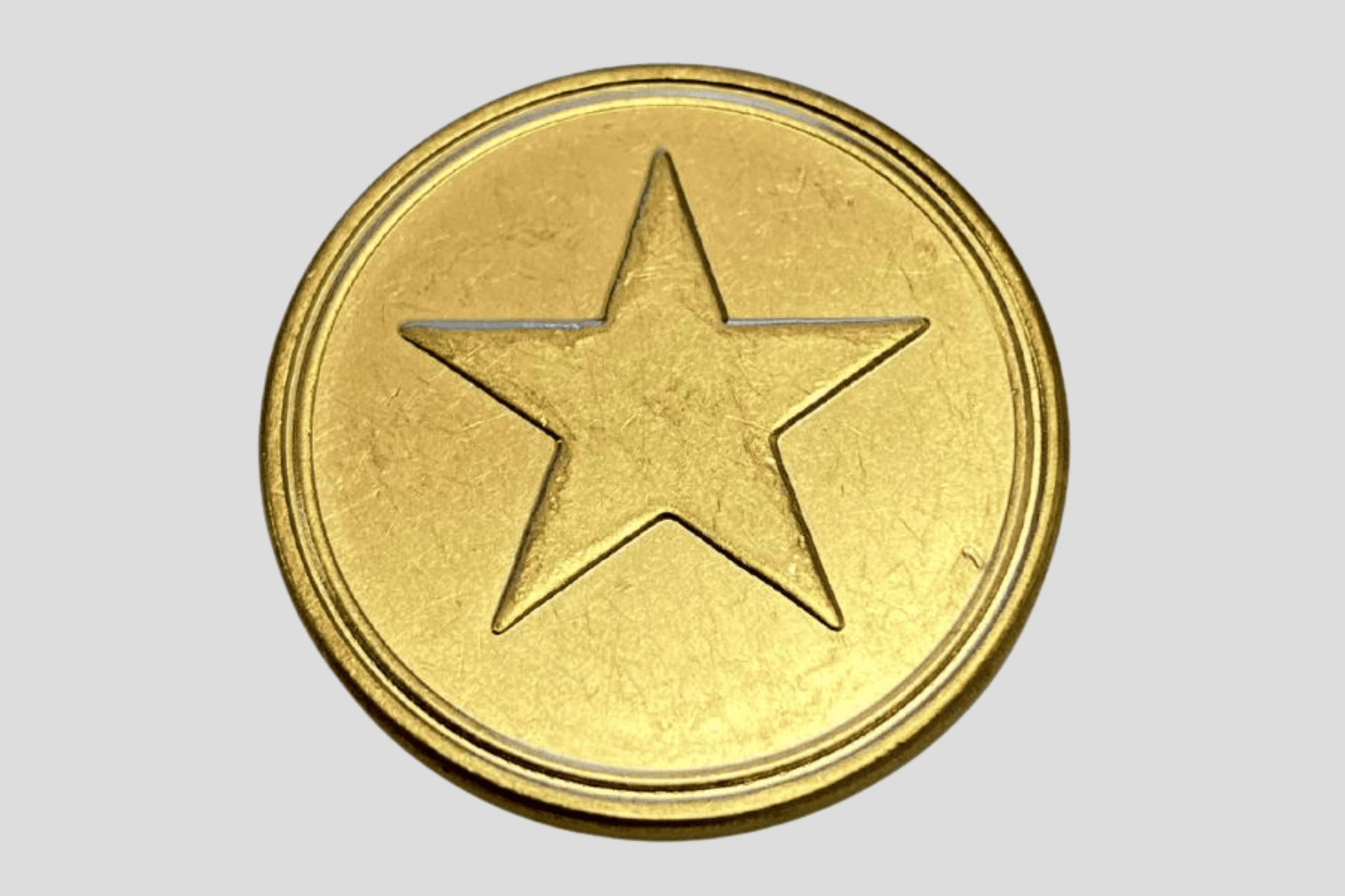 Embossed Metal Tokens in Stock Tokens JM Band® 1 23.35 mm