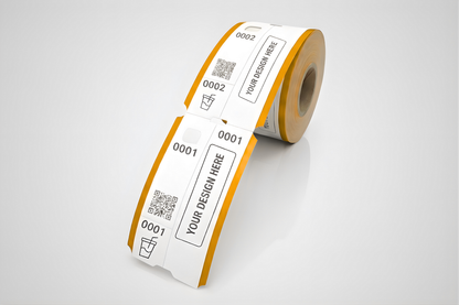 3-dielne lístky do šatne s potlačou - Vyžiadať si informácie