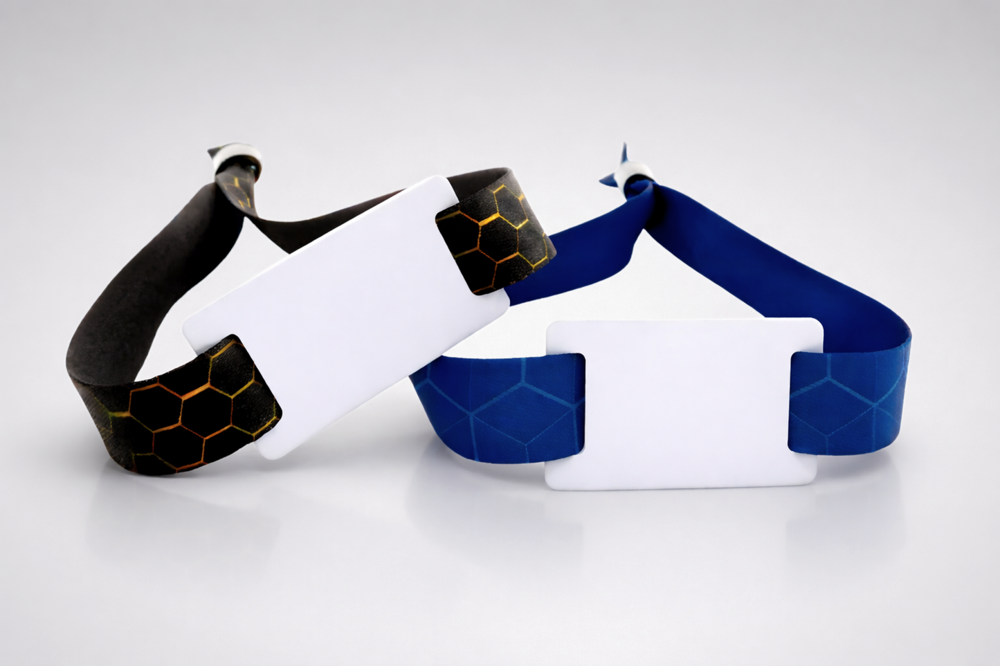 Fabric wristband with RFID in stock in various designs from JM Band®