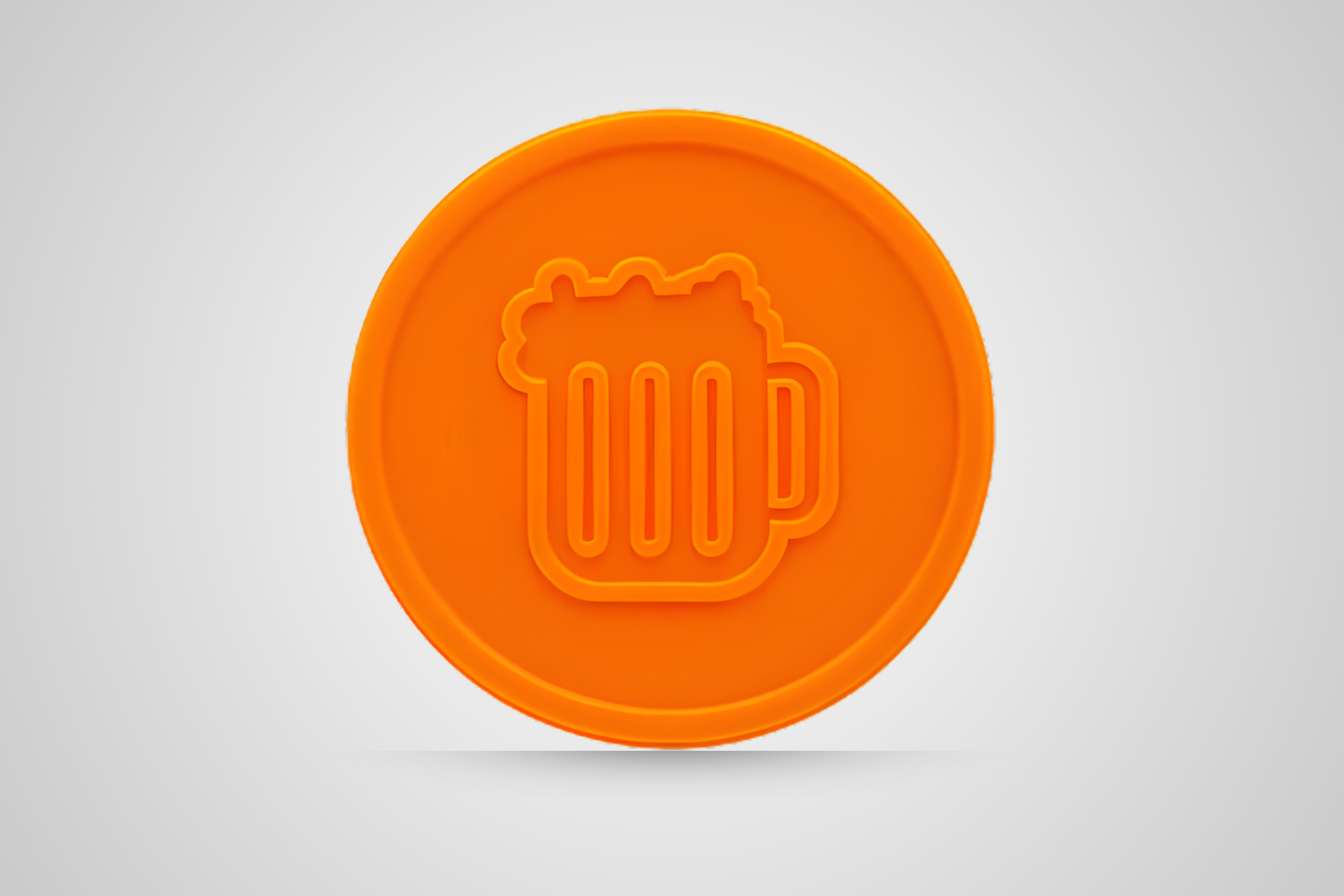 Poukážka na pivo v oranžovej farbe od JM Band®.