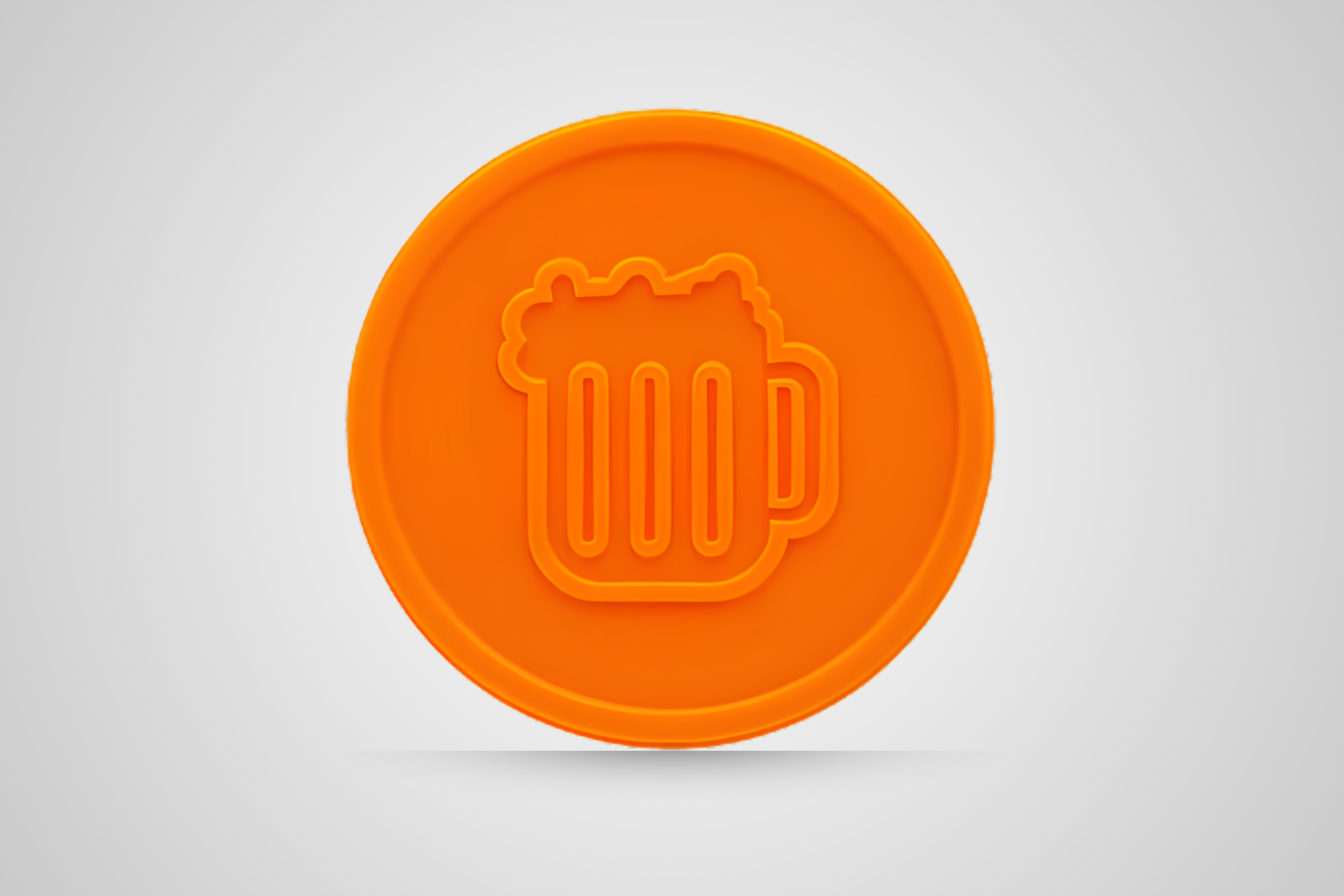 Poukážka na pivo v oranžovej farbe od JM Band®.