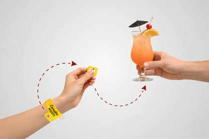 Vstupný náramok s odnímateľnou vstupenkou