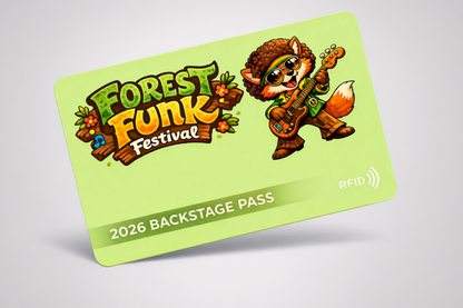 RFID karta pre vstup do zákulisia podujatia od JM Band®.
