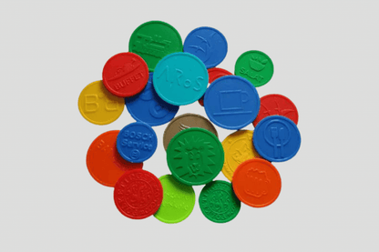 Embossed Plastic Tokens Tokens JM Band EU   