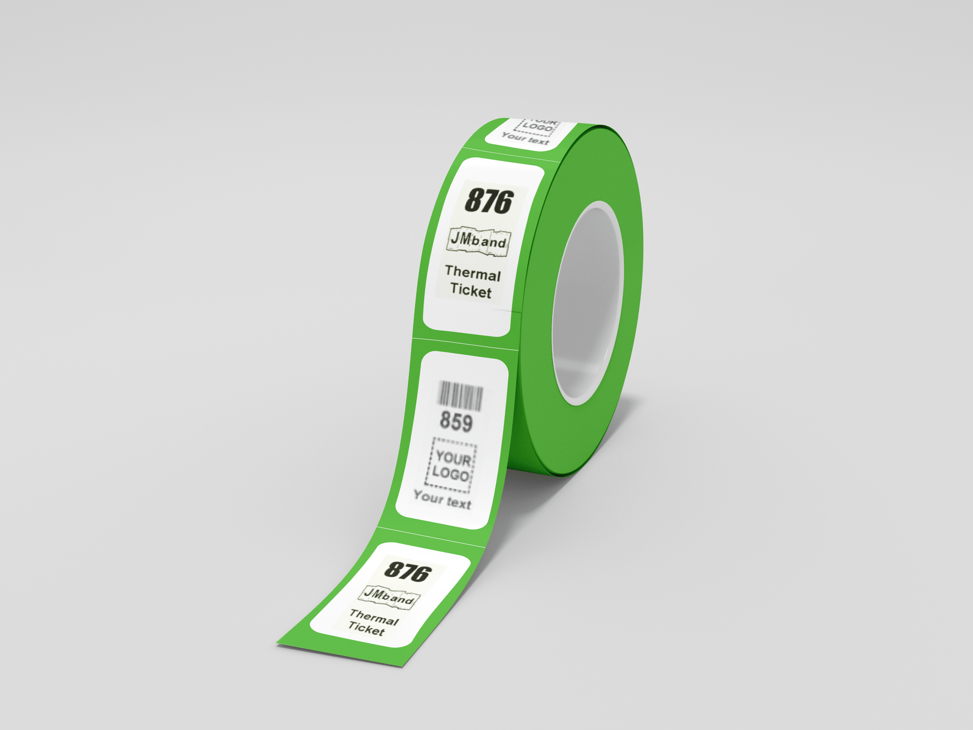 Z-Tickets with Print Tickets JM Band EU 100 Green 